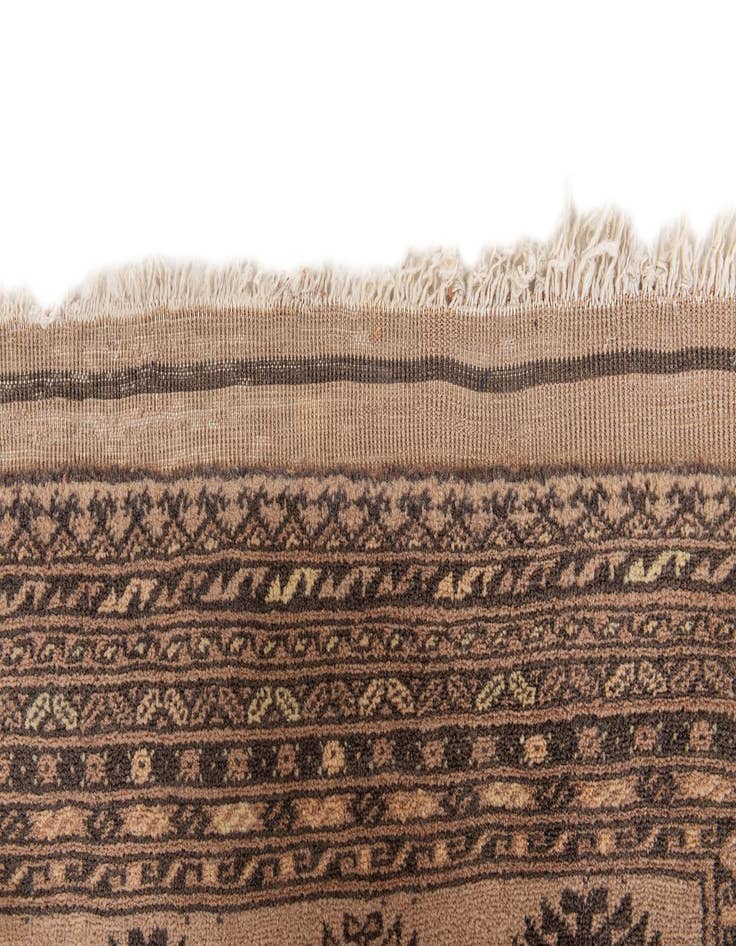 Detail image of 3' 10 x 6'  Hand Knotted Afghan Akhche Oriental Wool Rug