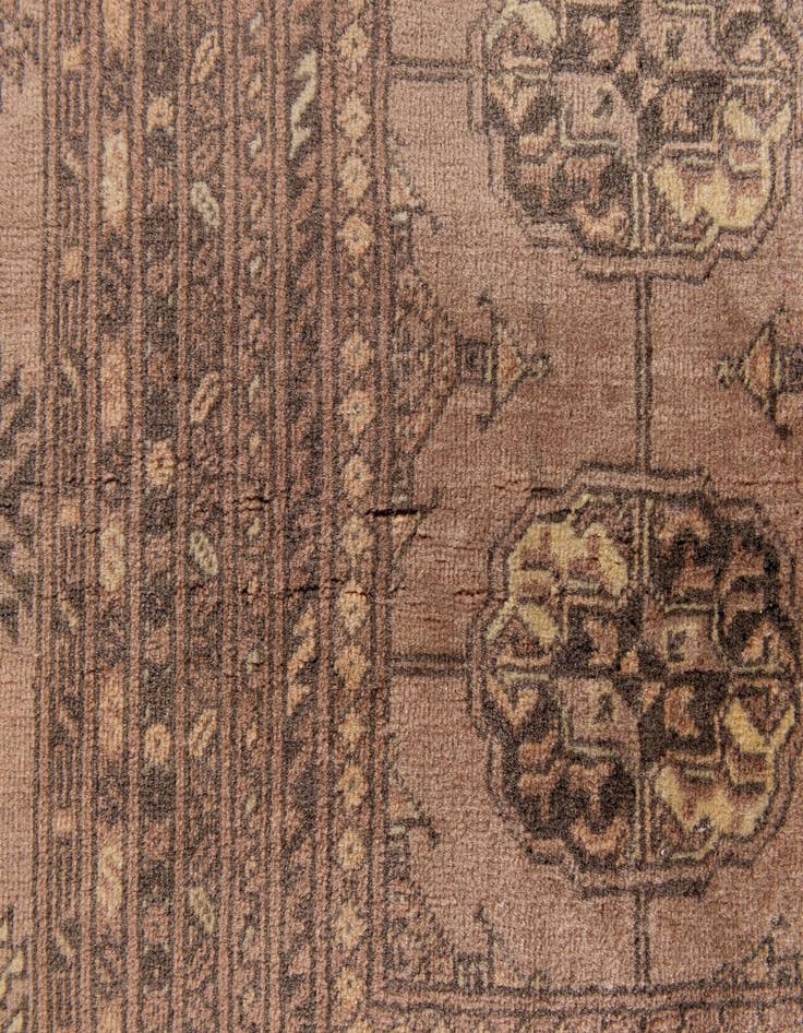 Detail image of 3' 10 x 6'  Hand Knotted Afghan Akhche Oriental Wool Rug