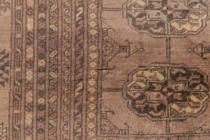 3' 10 x 6' Hand Knotted Afghan Akhche Oriental Wool Rug