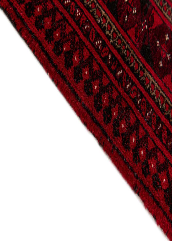 2' 8 x 3' 10 Hand Knotted Afghan Ersari Wool Rug