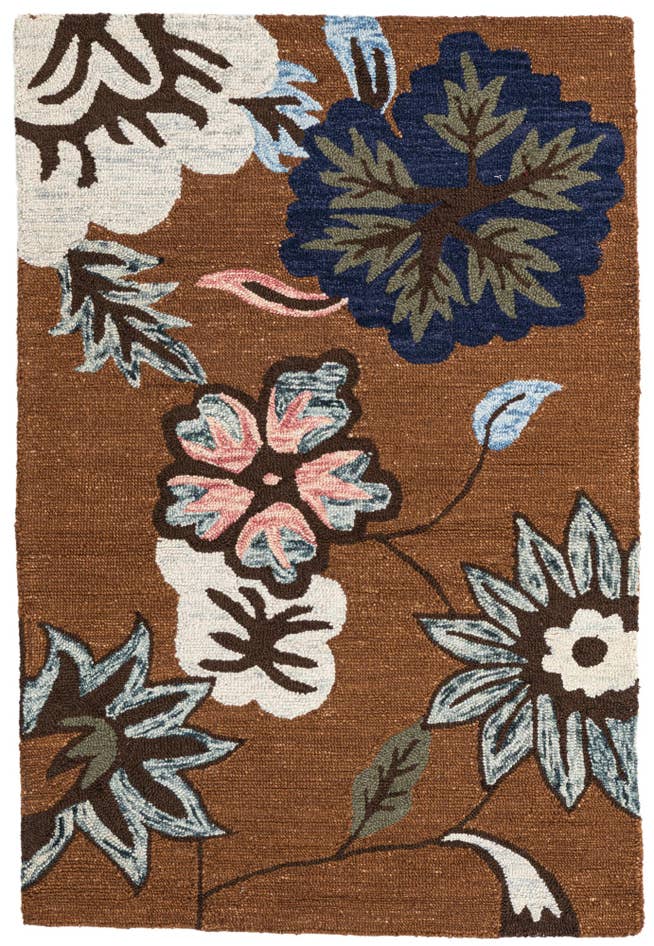 Detail image of 4' x 5' 10 Agra Rug