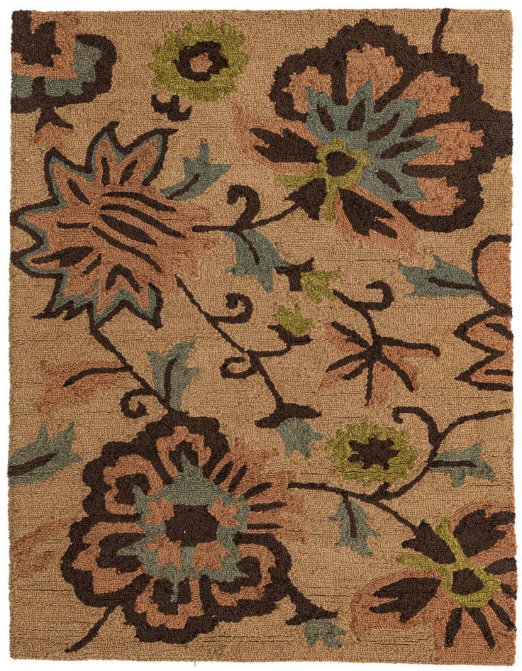 Detail image of 4' x 5' 10 Agra Rug
