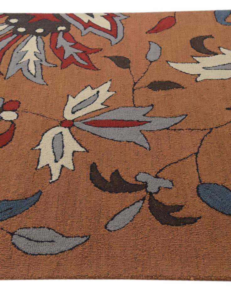 Detail image of 5' 1 x 8' Agra Wool Rug