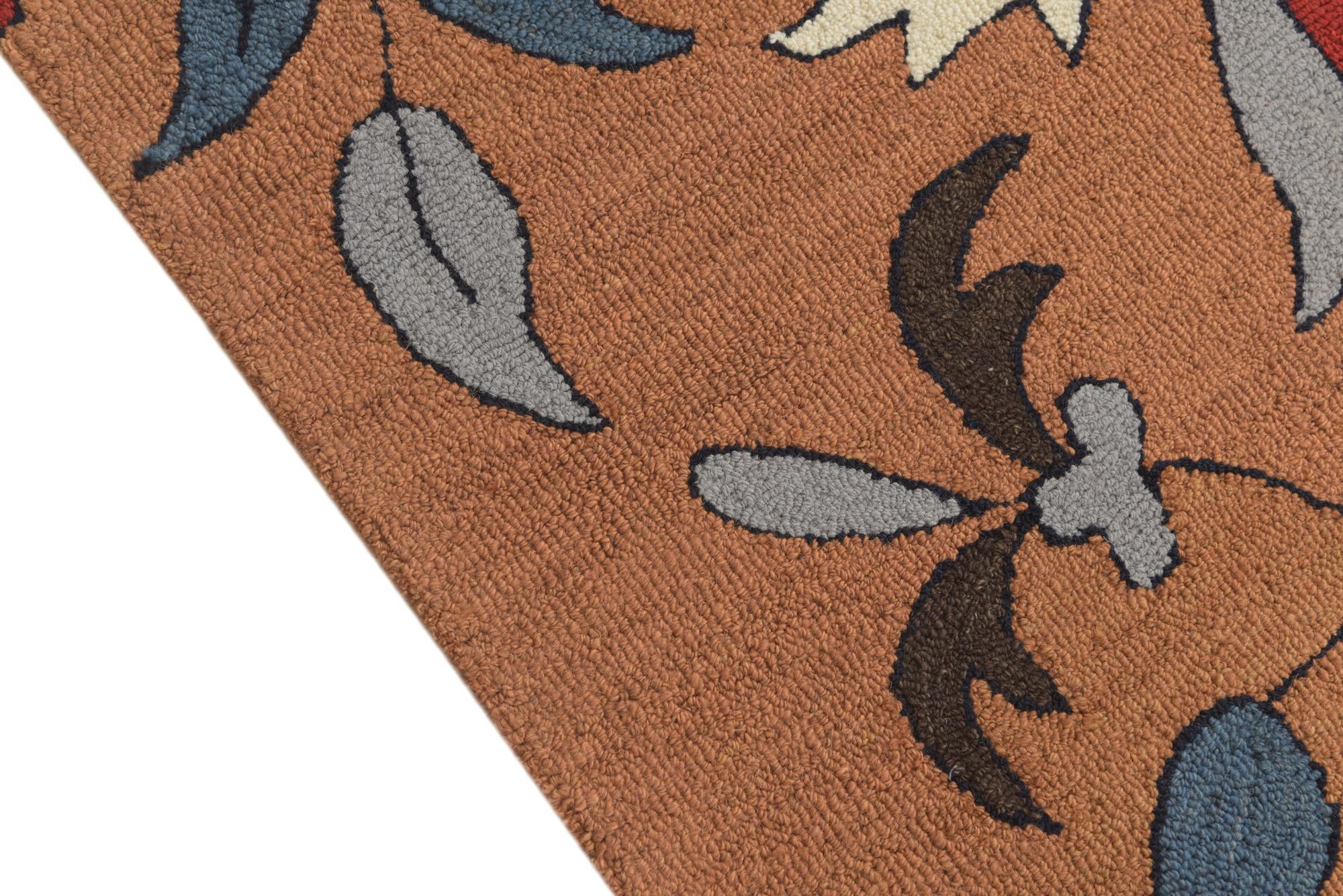 5' 1 x 8' Agra Wool Rug