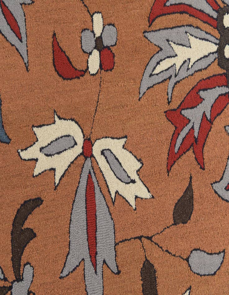 Detail image of 5' 1 x 8' Agra Wool Rug