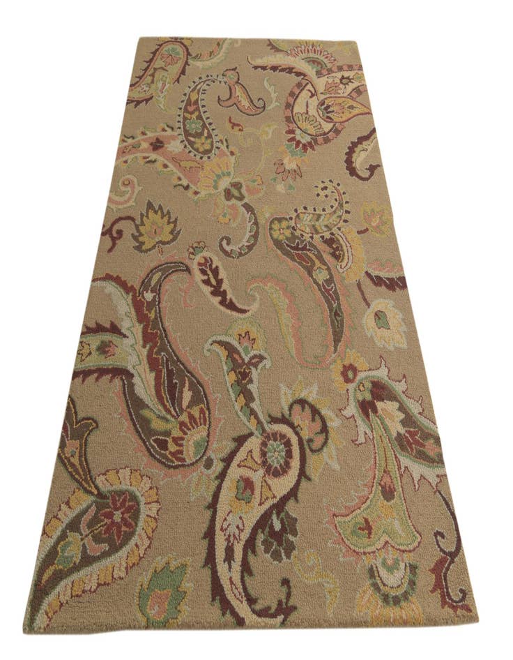 Detail image of 5' x 8' Agra Wool Rug