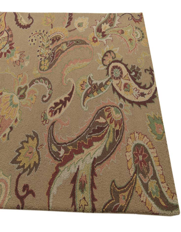 Detail image of 5' x 8' Agra Wool Rug