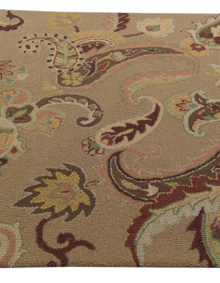 Detail image of 5' x 8' Agra Wool Rug