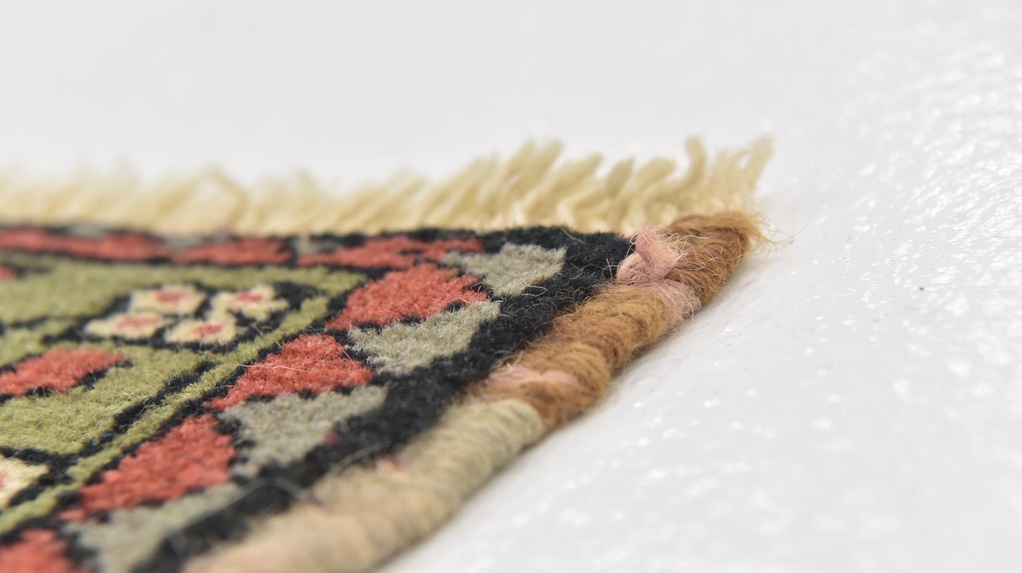 3' 8 x 5' 10 Hand Knotted Anatolian Oriental Wool Rug