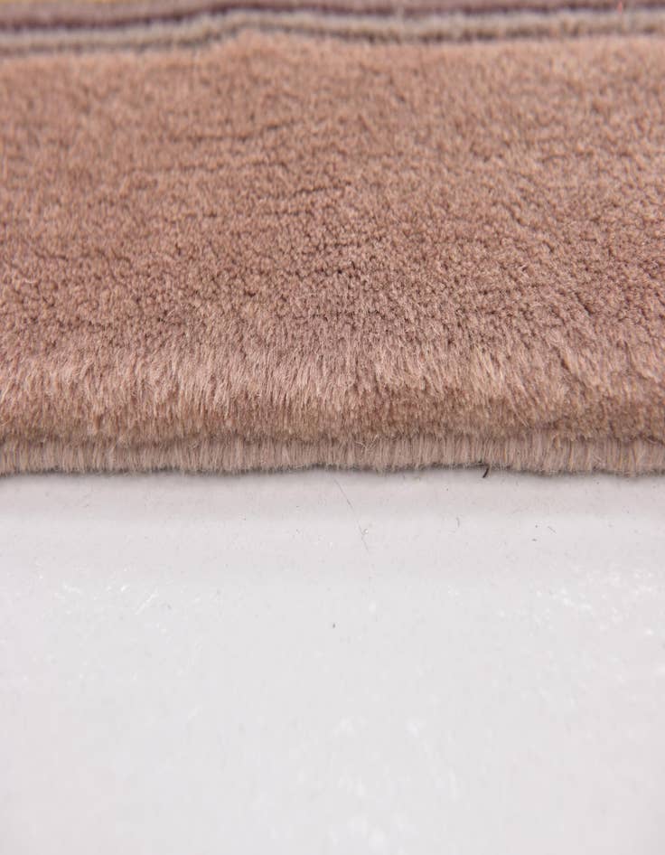 Detail image of 6' 6 x 9' 8 Hand Knotted Antique Finish Wool Rug