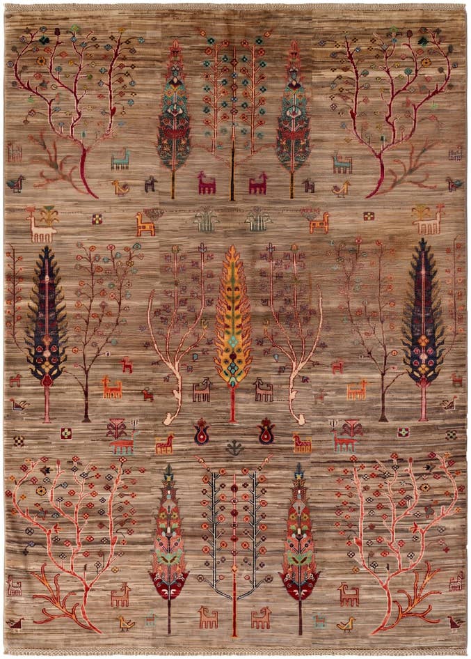 Detailansicht von 155cm x 215cm Handgeknüpft Ariana Ziegler Teppich
