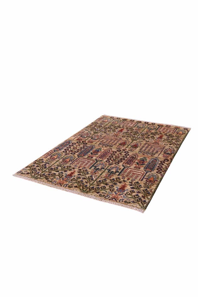 Detail image of 3' 3 x 5' Hand Knotted Ariana Ziegler Rug