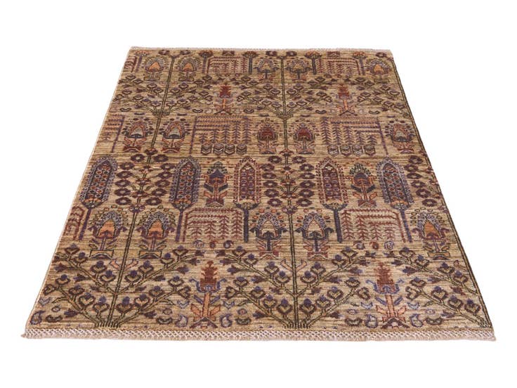 Detail image of 3' 3 x 5' Hand Knotted Ariana Ziegler Rug