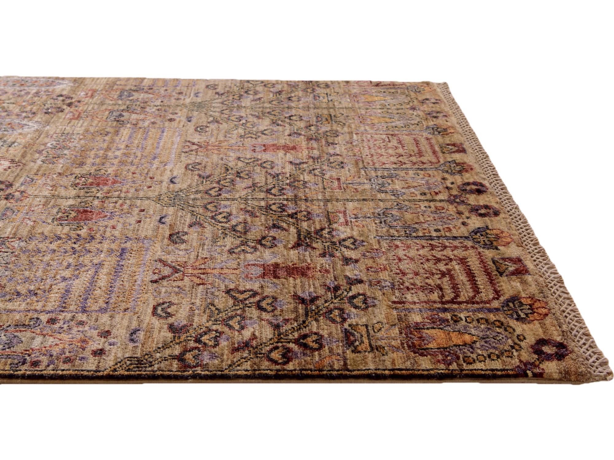 3' 3 x 5' Hand Knotted Ariana Ziegler Rug