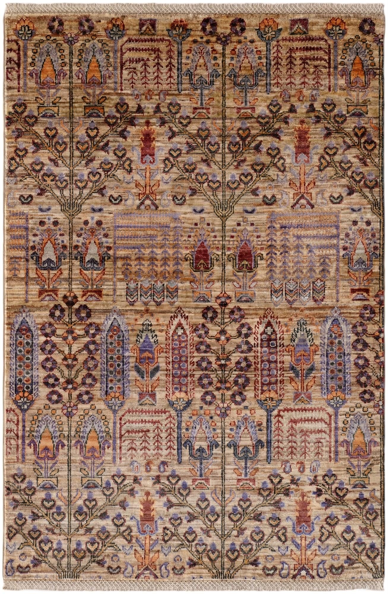 3' 3 x 5' Hand Knotted Ariana Ziegler Rug