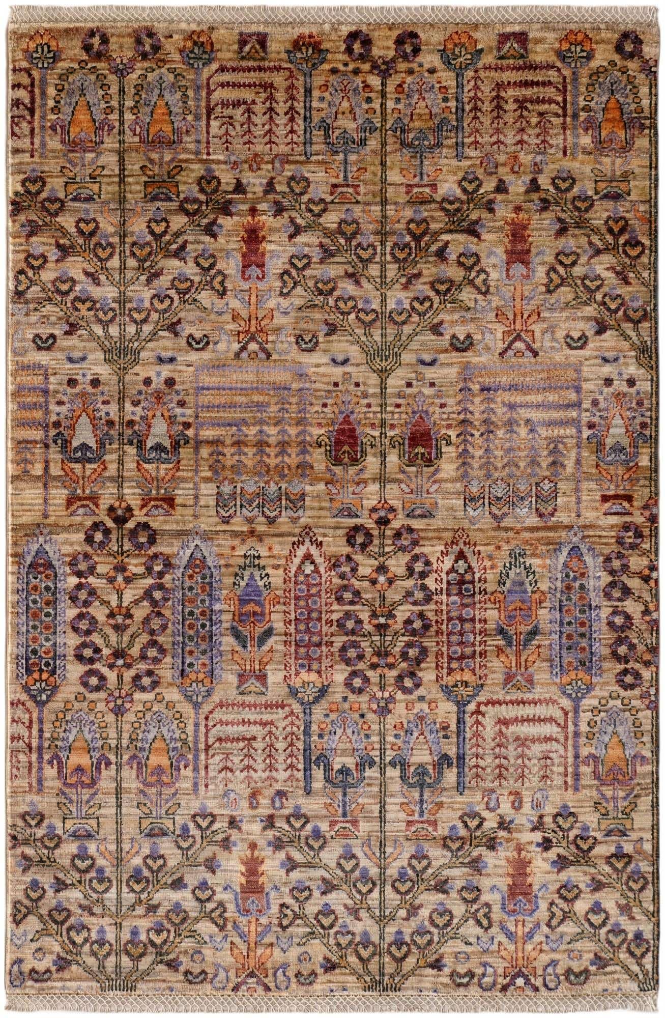 3' 3 x 5' Hand Knotted Ariana Ziegler Rug