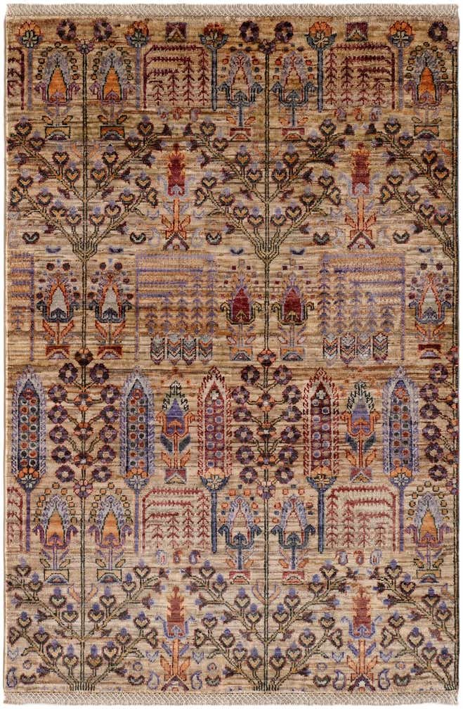 3' 3 x 5' Hand Knotted Ariana Ziegler Rug