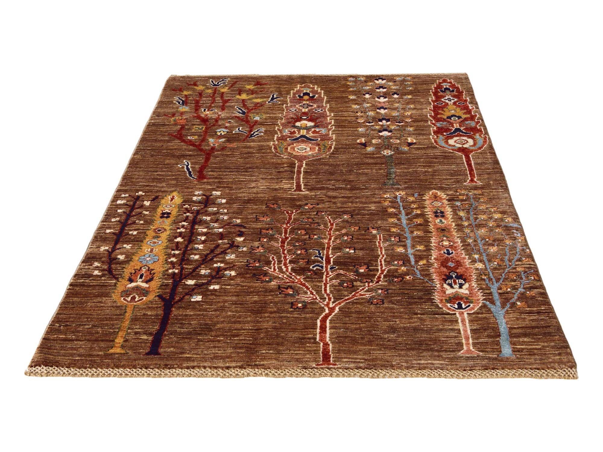 3' 11 x 5' 10 Hand Knotted Ariana Ziegler Rug