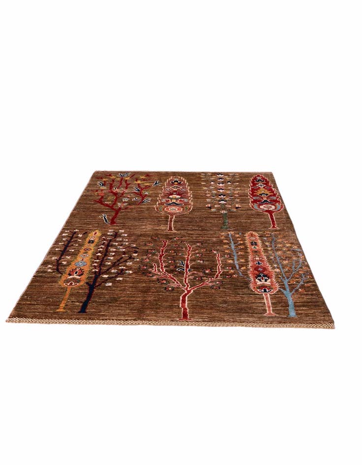 Detail image of 3' 11 x 5' 10 Hand Knotted Ariana Ziegler Rug
