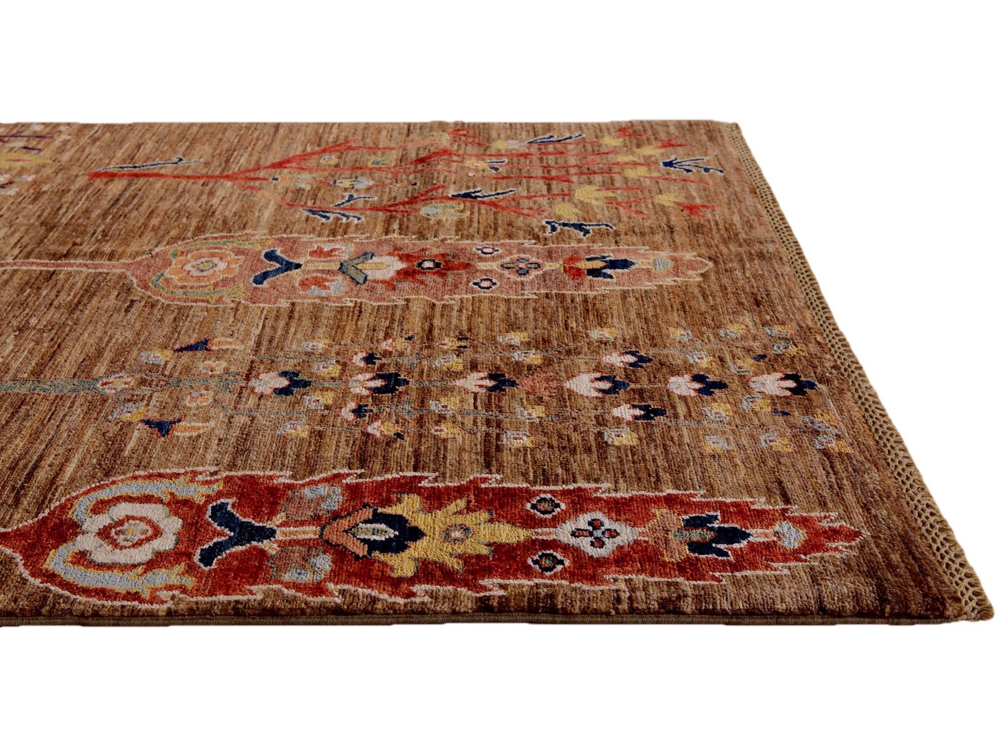 3' 11 x 5' 10 Hand Knotted Ariana Ziegler Rug