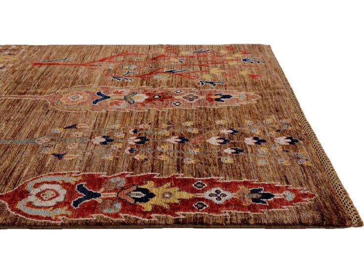 Detail image of 3' 11 x 5' 10 Hand Knotted Ariana Ziegler Rug