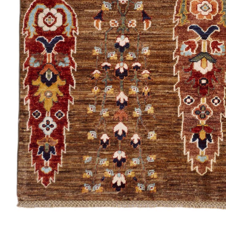 Detail image of 3' 11 x 5' 10 Hand Knotted Ariana Ziegler Rug