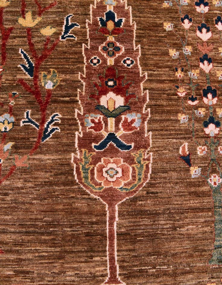 Detail image of 3' 11 x 5' 10 Hand Knotted Ariana Ziegler Rug