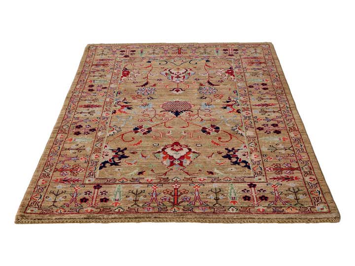 4' x 6' Hand Knotted Ariana Ziegler Rug