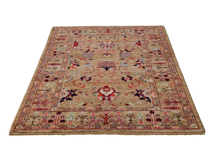 Detail image of 4' x 6' Hand Knotted Ariana Ziegler Rug