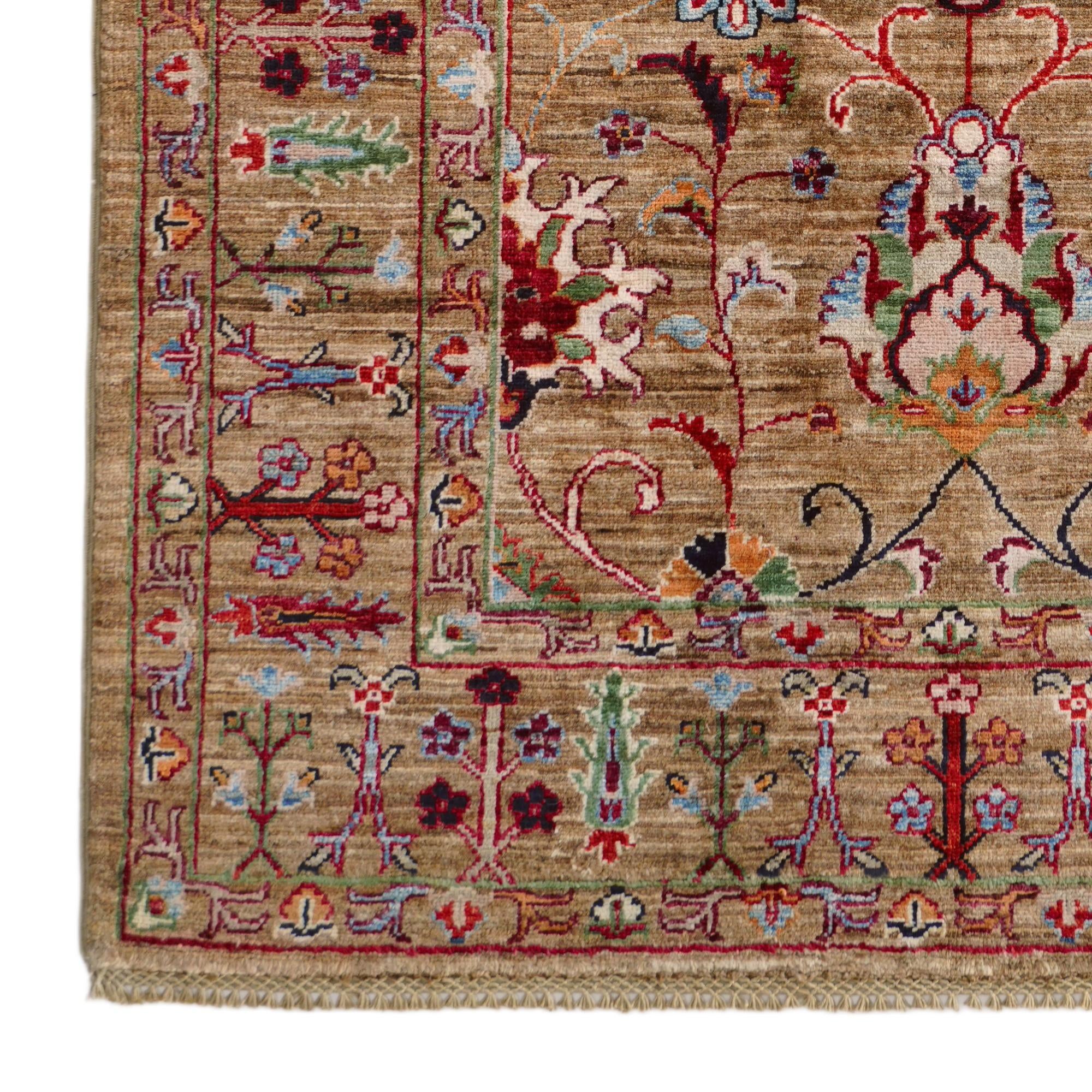 4' x 6' Hand Knotted Ariana Ziegler Rug