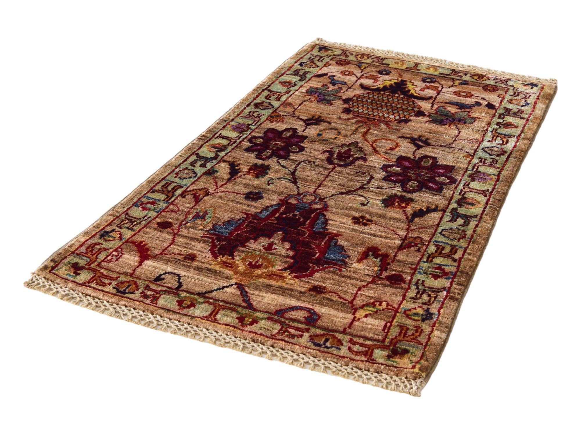 1' 10 x 3' 2 Hand Knotted Ariana Ziegler Rug