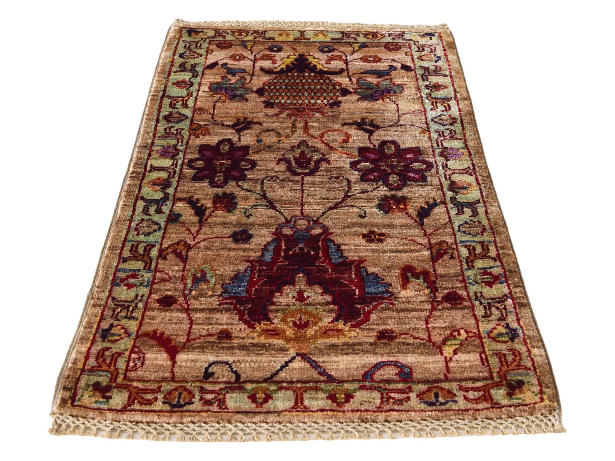 1' 10 x 3' 2 Hand Knotted Ariana Ziegler Rug