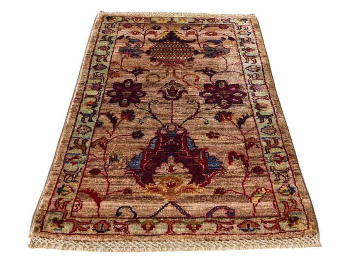 1' 10 x 3' 2 Hand Knotted Ariana Ziegler Rug