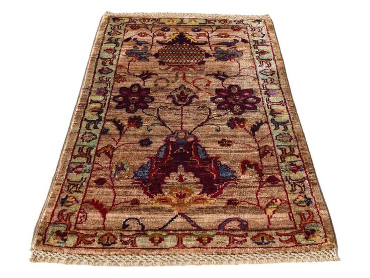 Detail image of 1' 10 x 3' 2 Hand Knotted Ariana Ziegler Rug