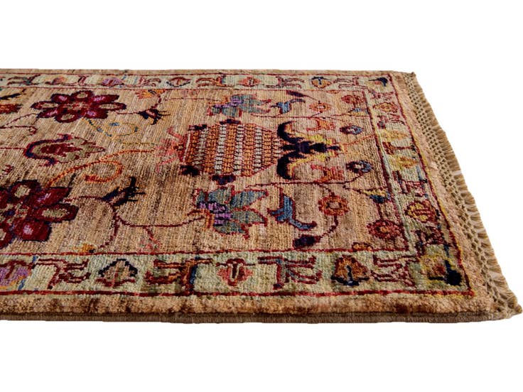 Detail image of 1' 10 x 3' 2 Hand Knotted Ariana Ziegler Rug