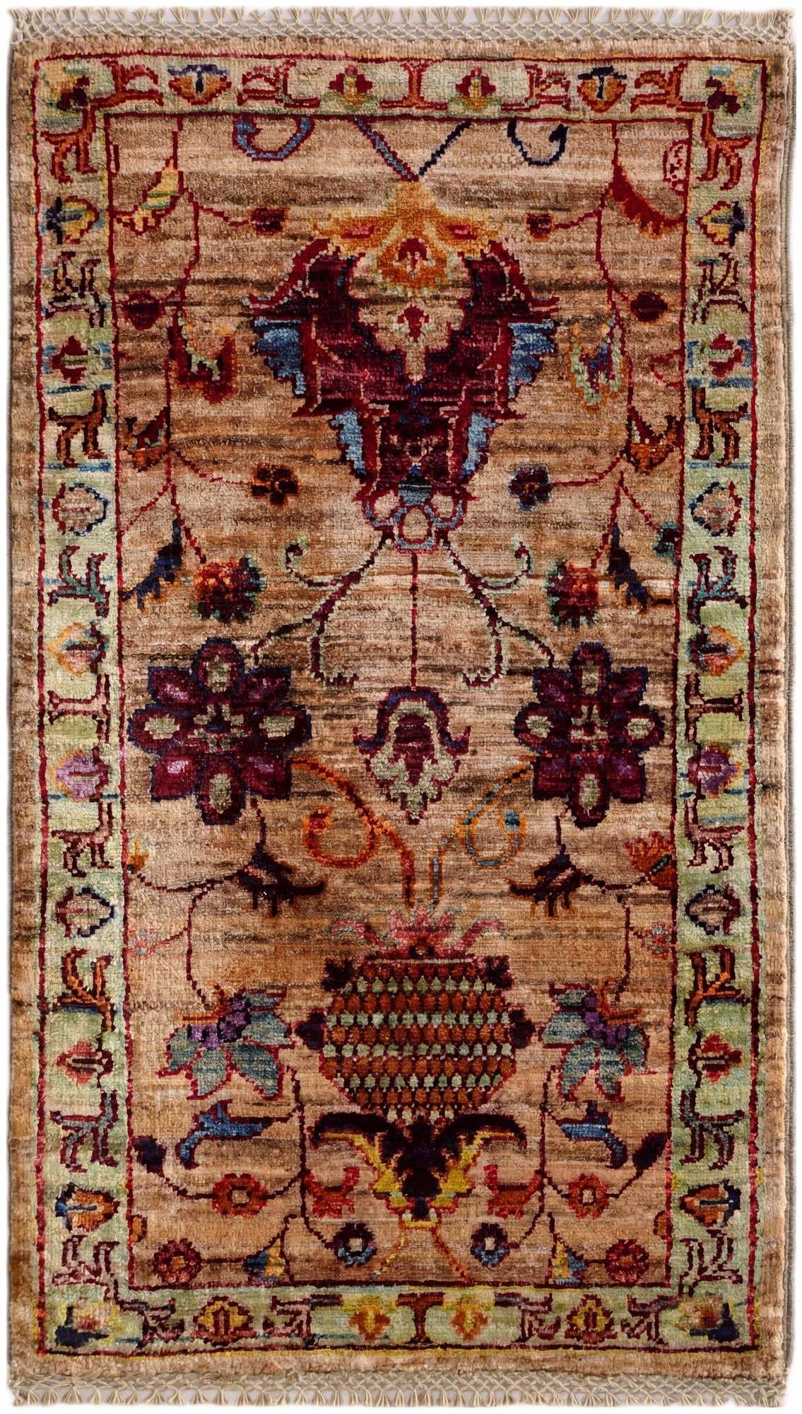 1' 10 x 3' 2 Hand Knotted Ariana Ziegler Rug