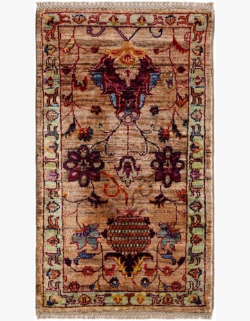 1' 10 x 3' 2 Hand Knotted Ariana Ziegler Rug
