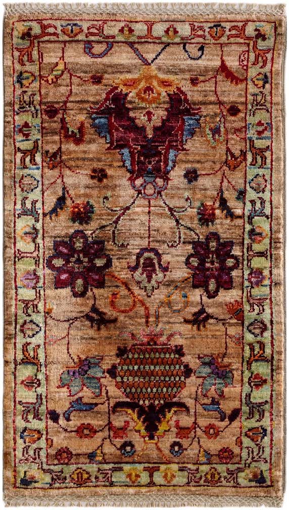 1' 10 x 3' 2 Hand Knotted Ariana Ziegler Rug