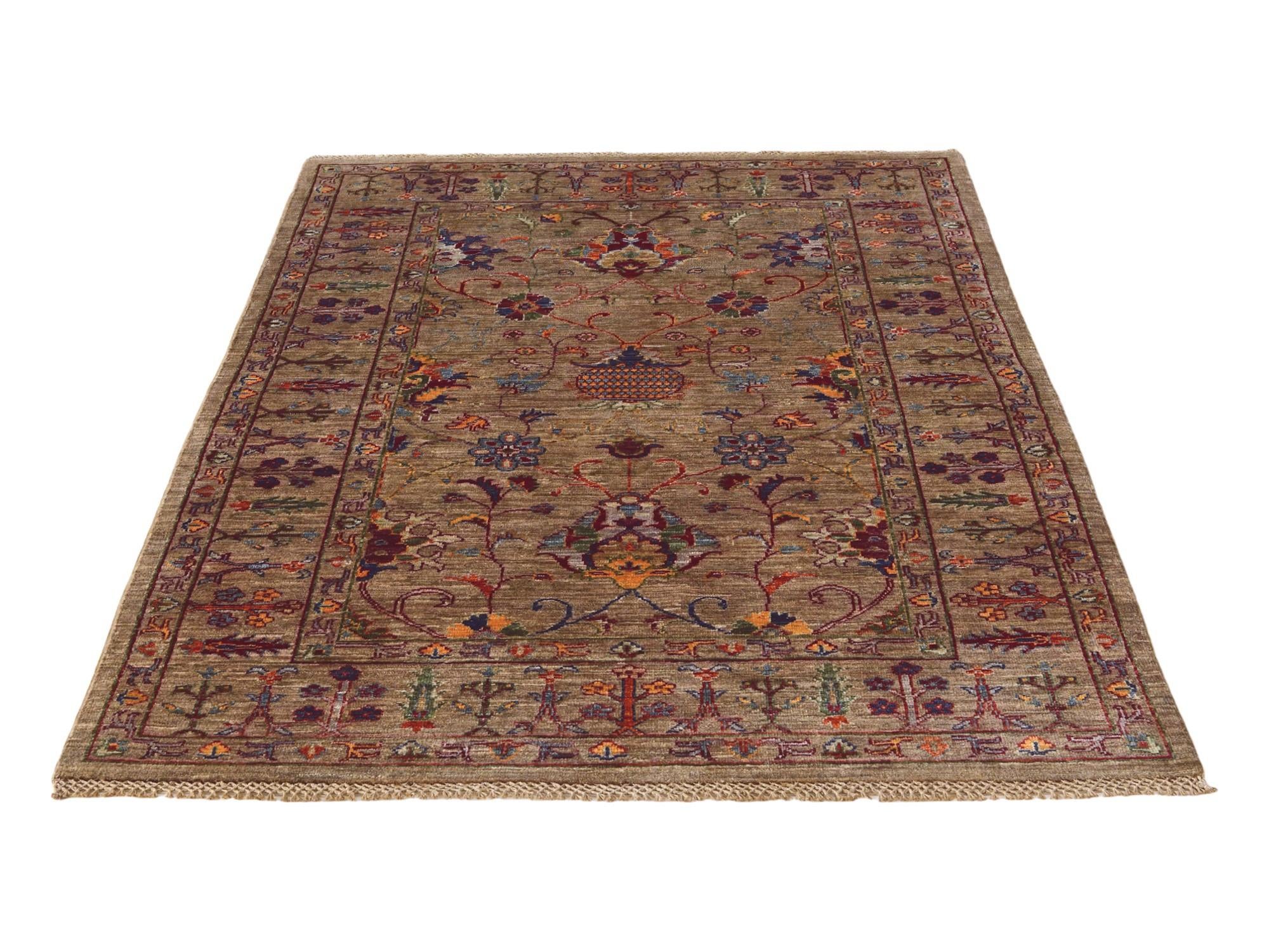 4' 1 x 5' 11 Hand Knotted Ariana Ziegler Rug