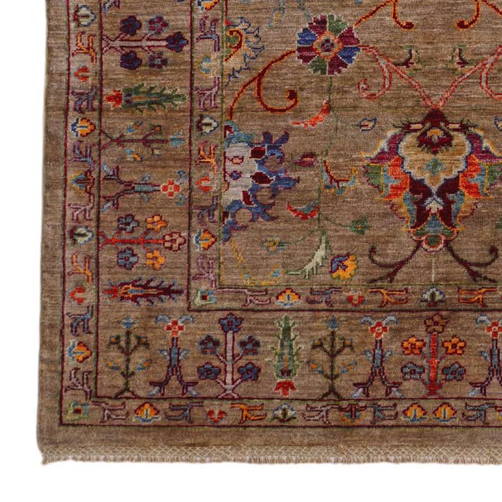 4' 1 x 5' 11 Hand Knotted Ariana Ziegler Rug