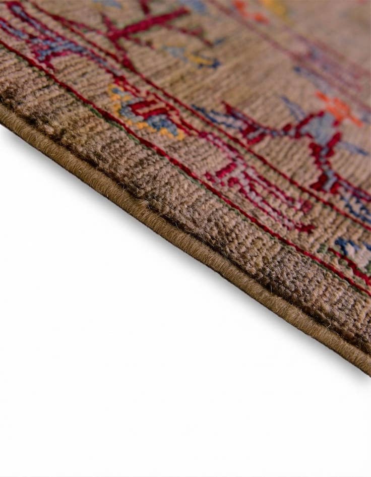 Detail image of 4' 1 x 5' 11 Hand Knotted Ariana Ziegler Rug
