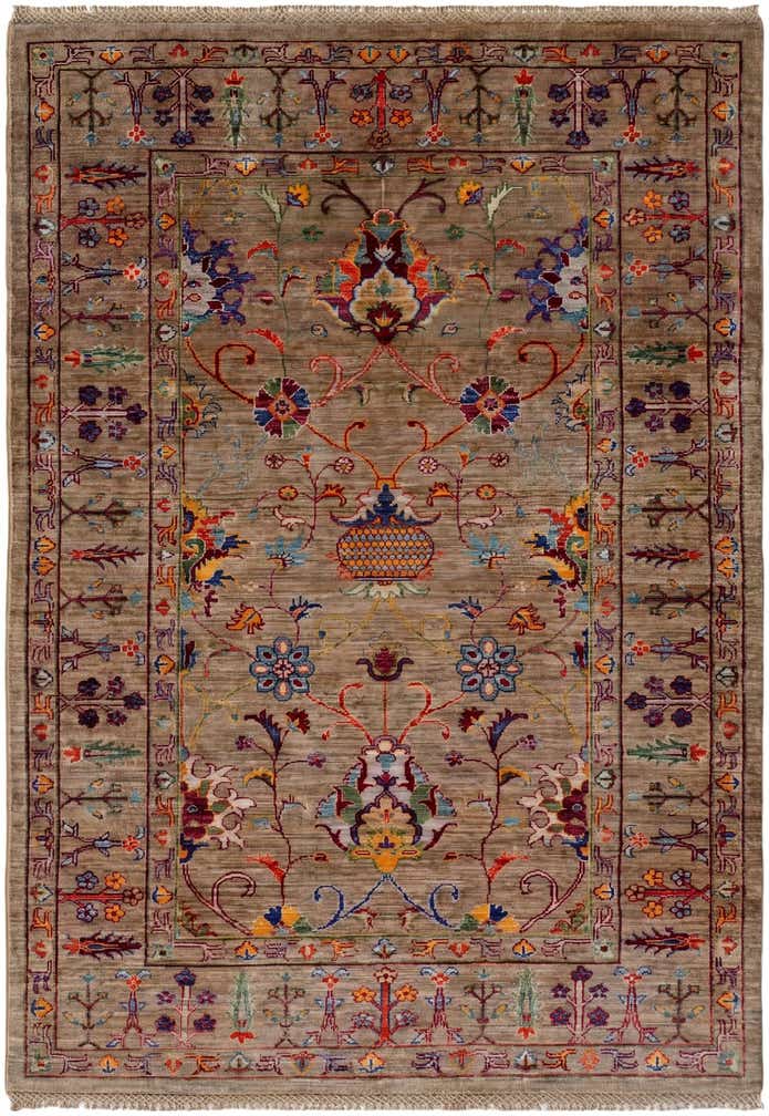 4' 1 x 5' 11 Hand Knotted Ariana Ziegler Rug