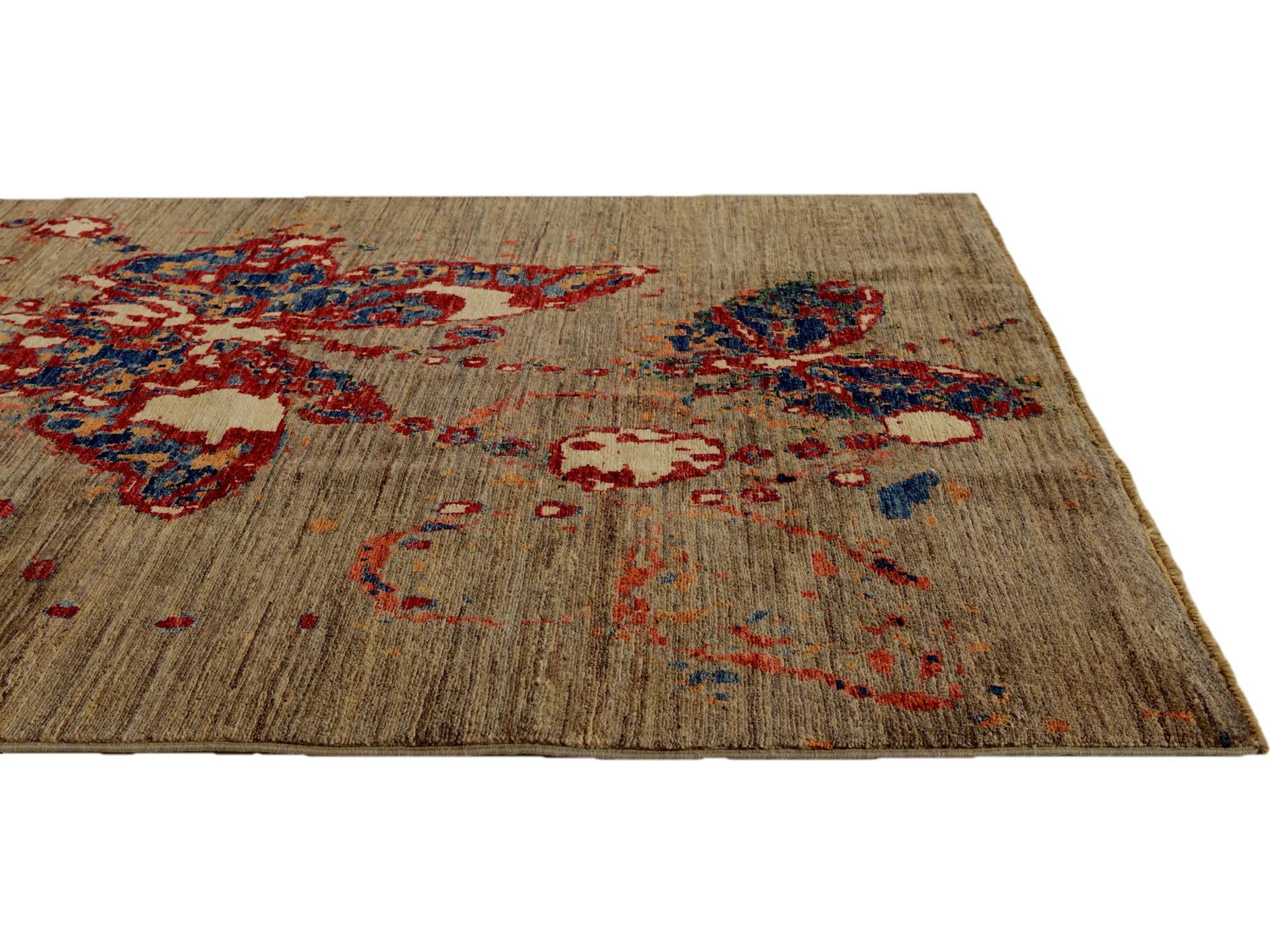 4' x 5' 11 Hand Knotted Ariana Ziegler Rug