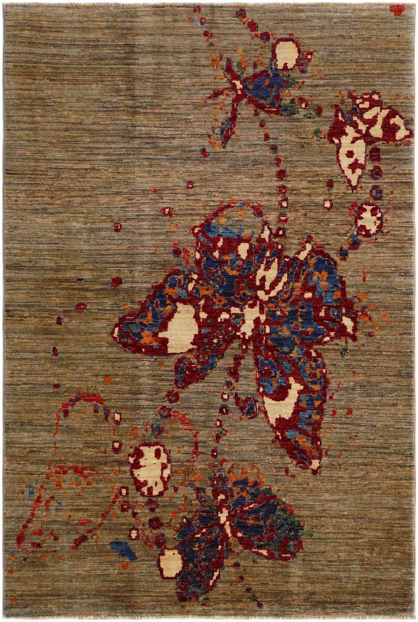 4' x 5' 11 Hand Knotted Ariana Ziegler Rug