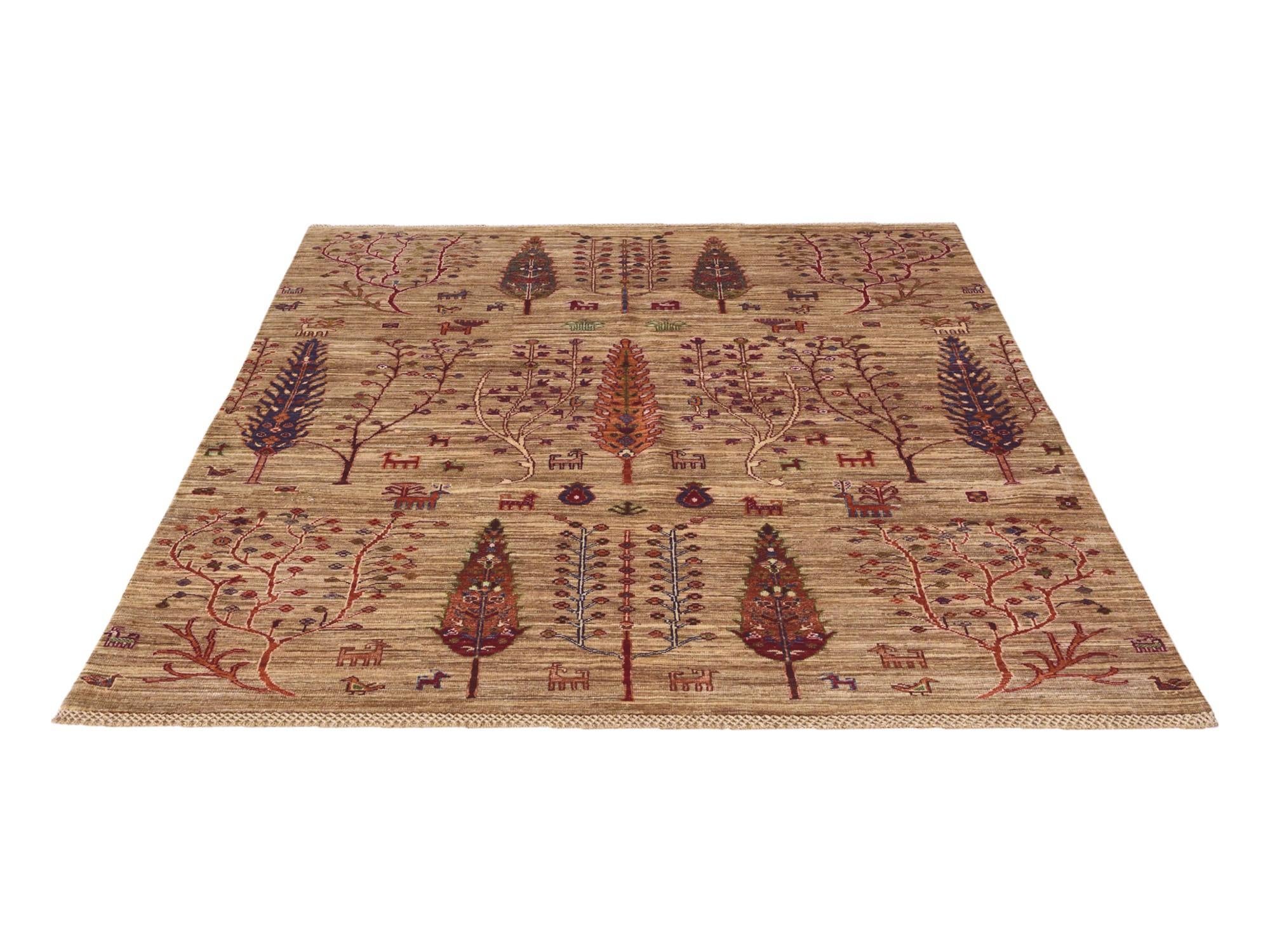 5' 1 x 6' 9 Hand Knotted Ariana Ziegler Rug