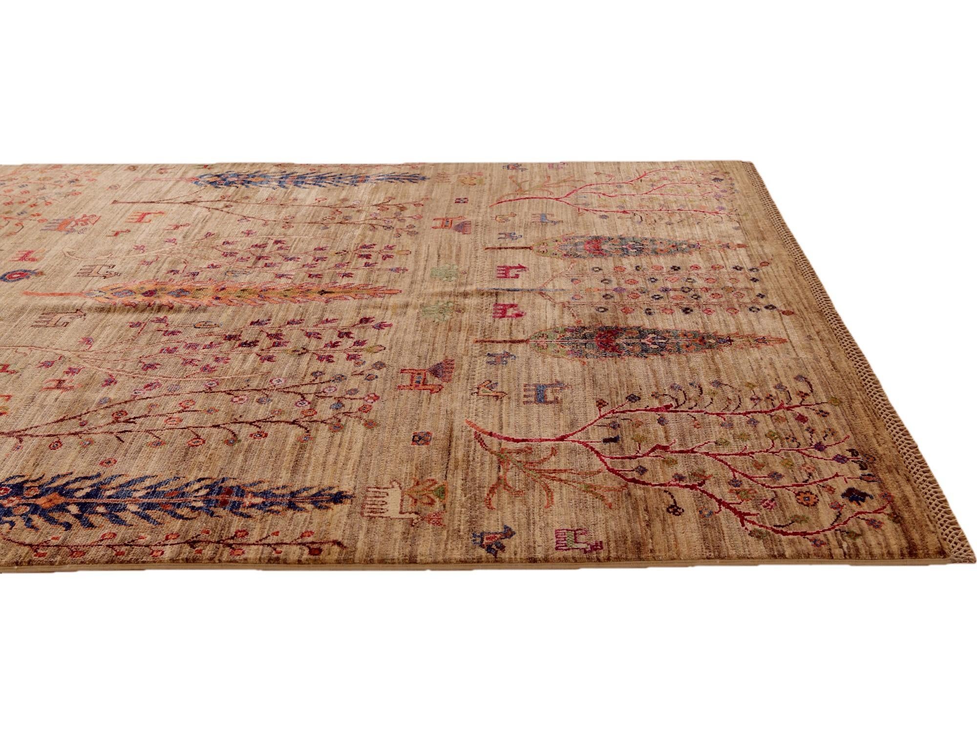 5' 1 x 6' 9 Hand Knotted Ariana Ziegler Rug