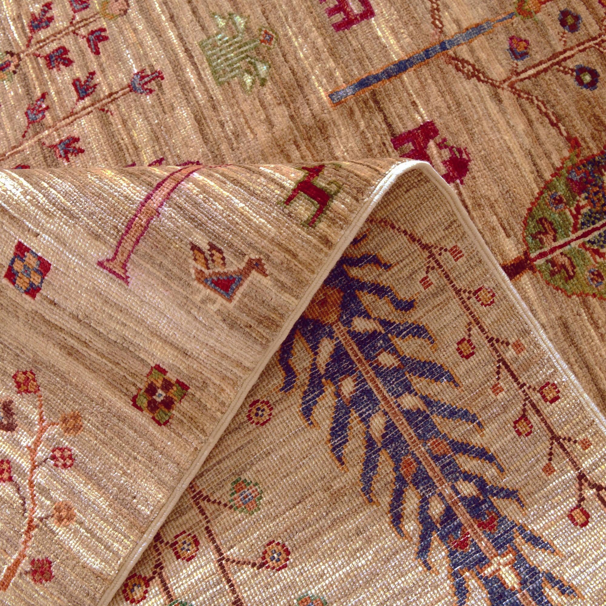 5' 1 x 6' 9 Hand Knotted Ariana Ziegler Rug