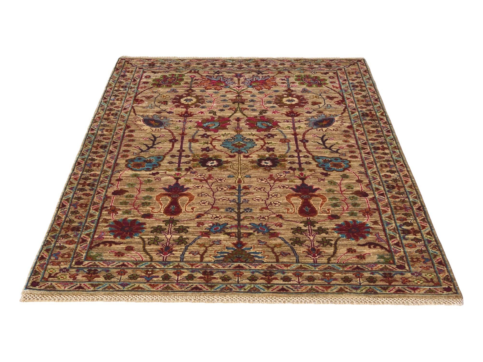 4' 1 x 6' 2 Hand Knotted Ariana Ziegler Rug