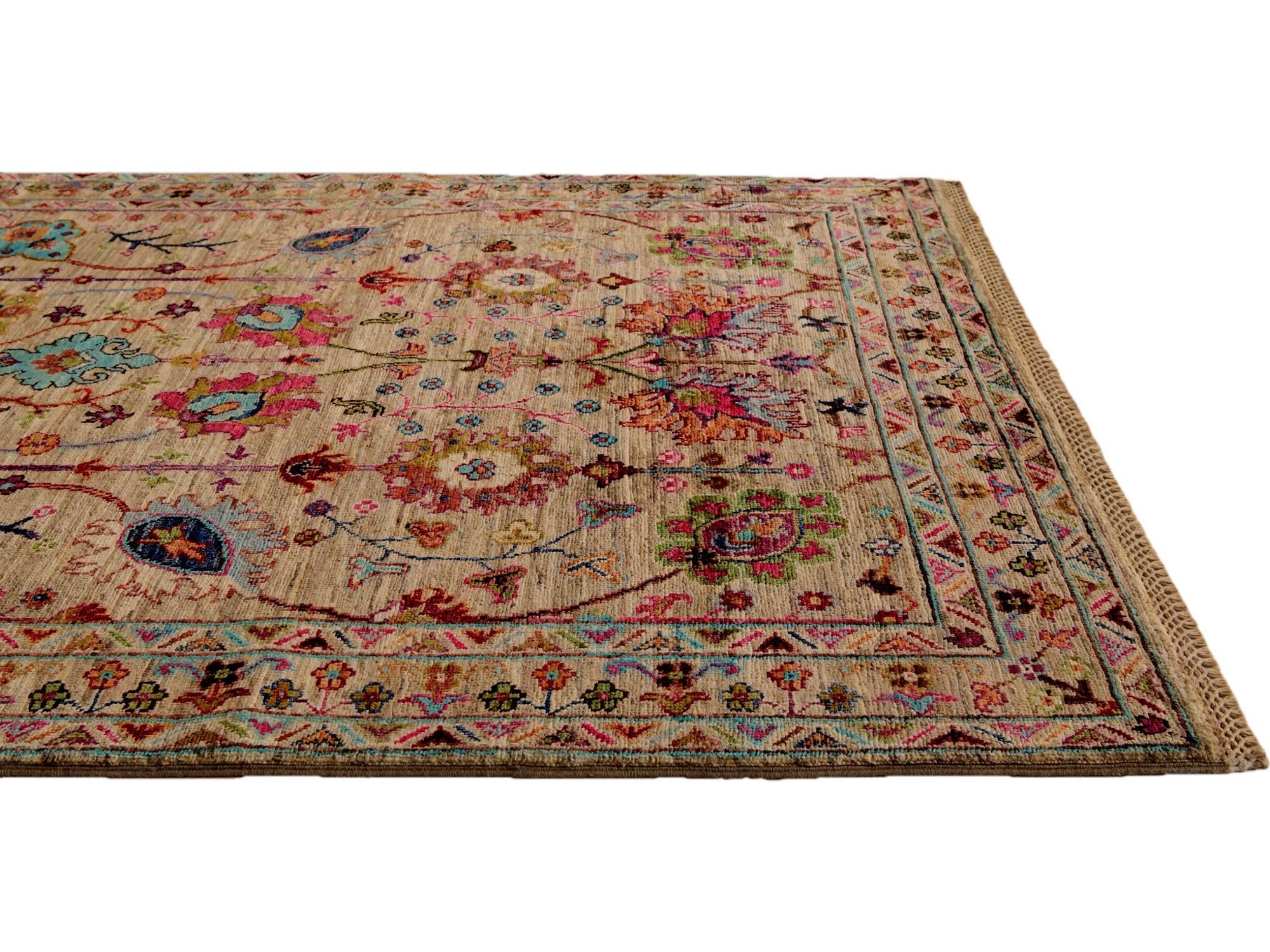 4' 1 x 6' 2 Hand Knotted Ariana Ziegler Rug