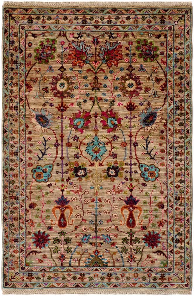 4' 1 x 6' 2 Hand Knotted Ariana Ziegler Rug